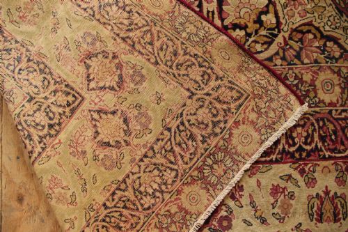 274 X 366CM ANTIQUE LAVAR KIRMAN CARPET - ADDITIONAL PHOTO 12