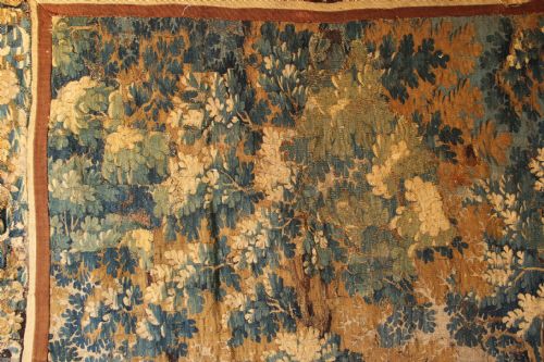 287 X 250CM 1718TH CENTURY VERDURE TAPESTRY POSSIBLY AUDENARDE - ADDITIONAL PHOTO 6