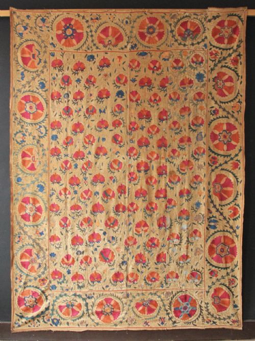 170 X 236xm Antique Suzani from Uzbekistan