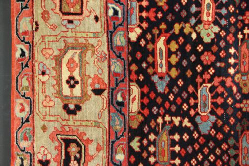 168 X 445CM ANTIQUE SERAPI GALLERY CARPET - ADDITIONAL PHOTO 4