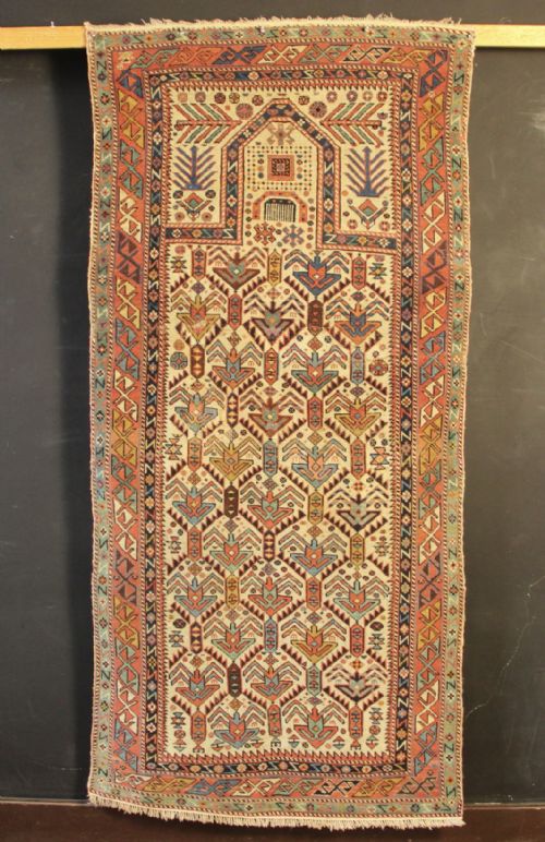81 X 174cm Fine Antique Akstafa Prayer Rug, the Caucasus