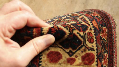 22 X 30CM VERY FINE ANTIQUE AFSHAR 'CHANTEH' OR PERSONAL BAG - ADDITIONAL PHOTO 2