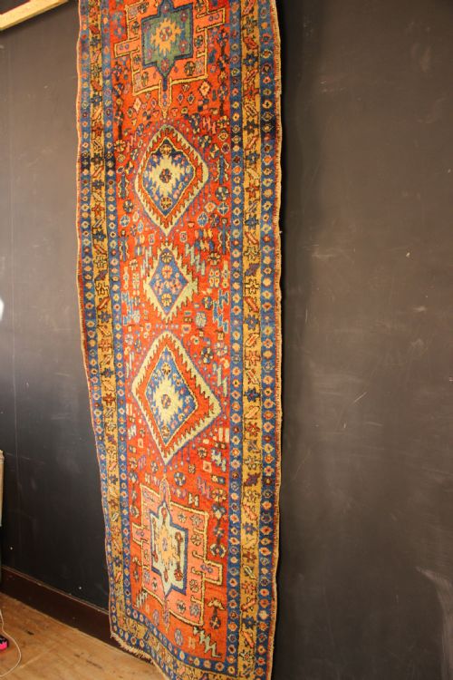 96 X 277CM ANTIQUE GOREVAN RUNNER - ADDITIONAL PHOTO 6