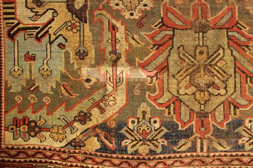 220 X 566CM 18TH CENTURY CAUCASIAN KUBA BLOSSOM CARPET - ADDITIONAL PHOTO 9