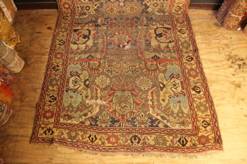220 X 566CM 18TH CENTURY CAUCASIAN KUBA BLOSSOM CARPET - ADDITIONAL PHOTO 10