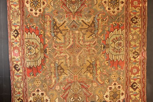 220 X 566CM 18TH CENTURY CAUCASIAN KUBA BLOSSOM CARPET - ADDITIONAL PHOTO 13