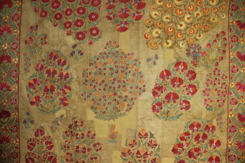 fig 1. 170 x 236cm Early 19th Century Nurata Suzani