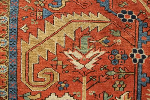 276 X 370CM ANTIQUE HERIZ CARPET - ADDITIONAL PHOTO 1