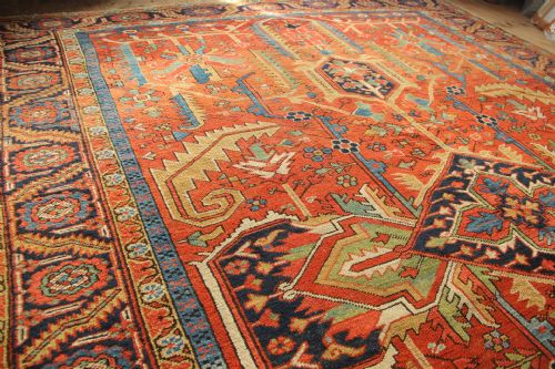 276 X 370CM ANTIQUE HERIZ CARPET - ADDITIONAL PHOTO 3
