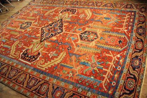 276 X 370CM ANTIQUE HERIZ CARPET - ADDITIONAL PHOTO 6
