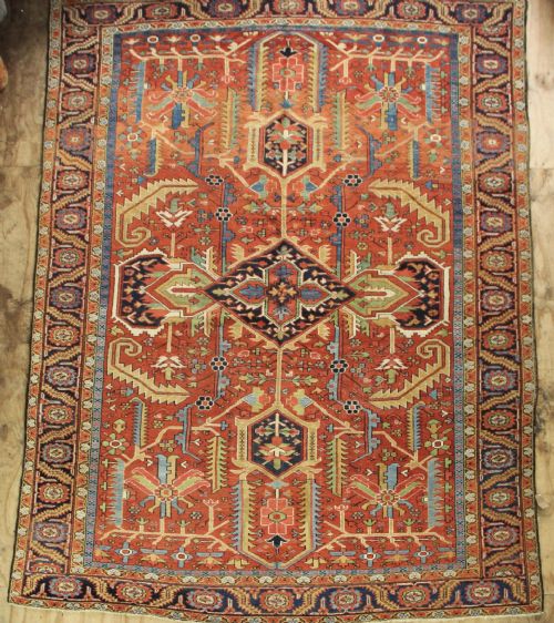 276 X 370CM ANTIQUE HERIZ CARPET - ADDITIONAL PHOTO 8