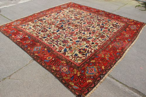 310 X 315CM ANTIQUE FEREGHAN CARPET - ADDITIONAL PHOTO 8