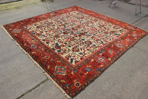 310 X 315CM ANTIQUE FEREGHAN CARPET - ADDITIONAL PHOTO 10