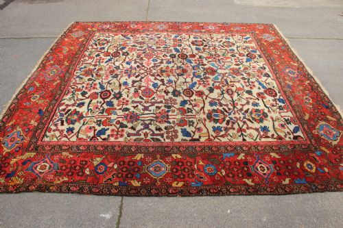 310 X 315CM ANTIQUE FEREGHAN CARPET - ADDITIONAL PHOTO 13