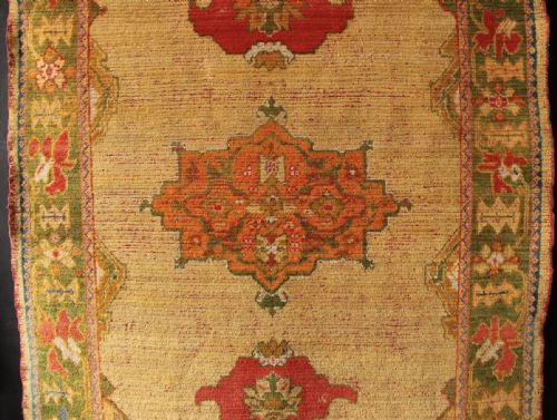 122 X 186CM ANTIQUE KULA OUSHAK RUG - ADDITIONAL PHOTO 1
