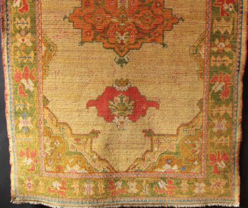 122 X 186CM ANTIQUE KULA OUSHAK RUG - ADDITIONAL PHOTO 5
