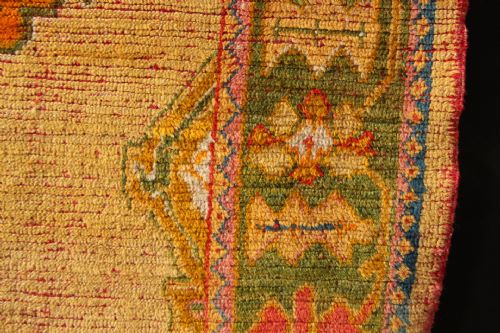 122 X 186CM ANTIQUE KULA OUSHAK RUG - ADDITIONAL PHOTO 8