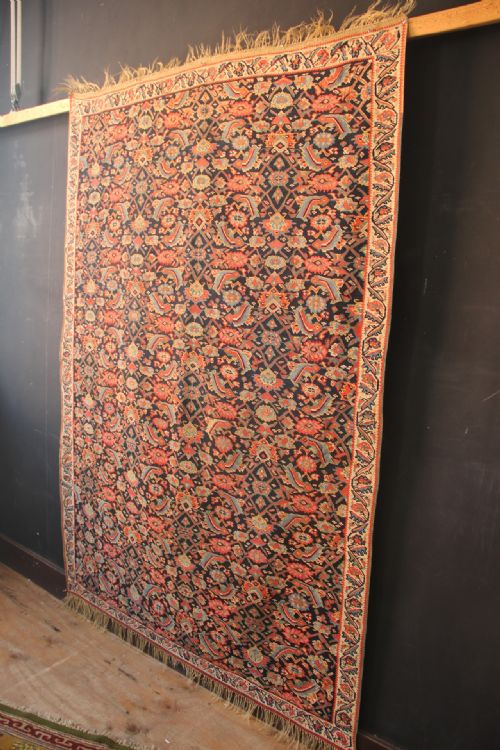 137 X 210CM MID 19TH CENTURY FINE SENNEH KILIM - ADDITIONAL PHOTO 2