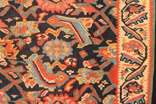 137 X 210CM MID 19TH CENTURY FINE SENNEH KILIM - ADDITIONAL PHOTO 3