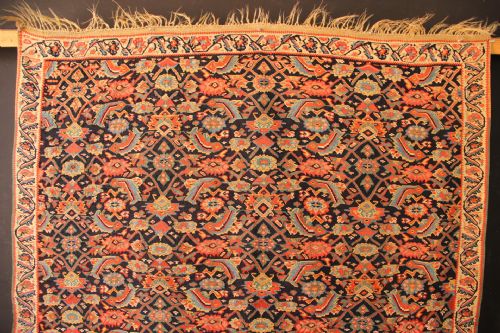 137 X 210CM MID 19TH CENTURY FINE SENNEH KILIM - ADDITIONAL PHOTO 5
