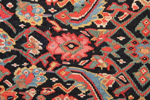 137 X 210CM MID 19TH CENTURY FINE SENNEH KILIM - ADDITIONAL PHOTO 12
