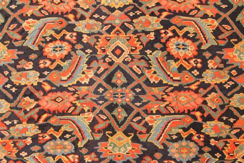 137 X 210CM MID 19TH CENTURY FINE SENNEH KILIM - ADDITIONAL PHOTO 14