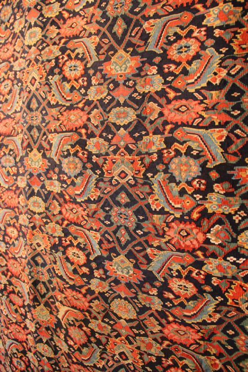 137 X 210CM MID 19TH CENTURY FINE SENNEH KILIM - ADDITIONAL PHOTO 15