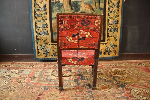 87 X 54 X 42CM EARLY ENGLISH OAK CHAIR - ADDITIONAL PHOTO 8