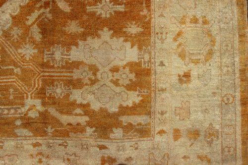 305 X 322CM FINE ANTIQUE FADED OUSHAK - ADDITIONAL PHOTO 3