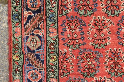 115 X 293CM VERY FINE ANTIQUE BAKSHIASH LONG RUG - ADDITIONAL PHOTO 2