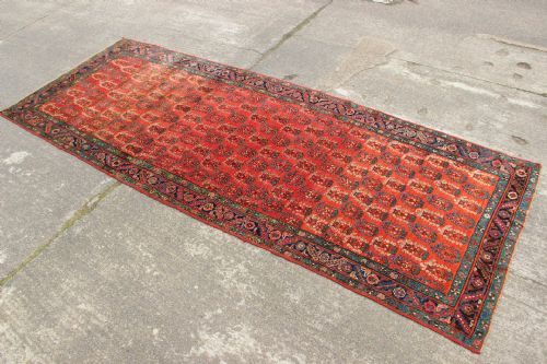 115 X 293CM VERY FINE ANTIQUE BAKSHIASH LONG RUG - ADDITIONAL PHOTO 7