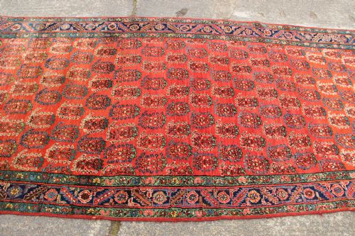 115 X 293CM VERY FINE ANTIQUE BAKSHIASH LONG RUG - ADDITIONAL PHOTO 8