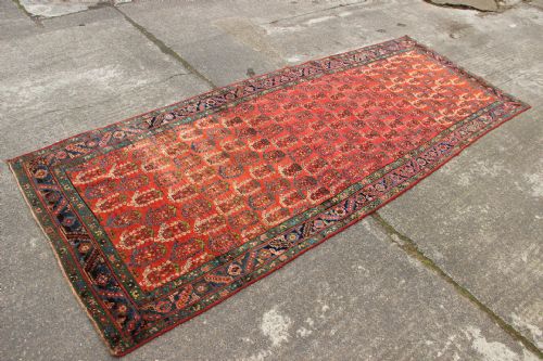 115 X 293CM VERY FINE ANTIQUE BAKSHIASH LONG RUG - ADDITIONAL PHOTO 9