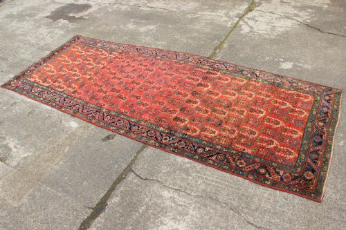 115 X 293CM VERY FINE ANTIQUE BAKSHIASH LONG RUG - ADDITIONAL PHOTO 11