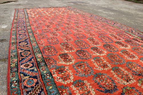 115 X 293CM VERY FINE ANTIQUE BAKSHIASH LONG RUG - ADDITIONAL PHOTO 12