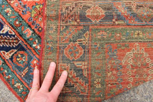 115 X 293CM VERY FINE ANTIQUE BAKSHIASH LONG RUG - ADDITIONAL PHOTO 13
