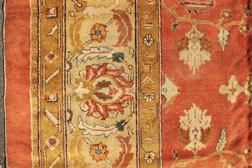 310 X 387CM ANTIQUE AMRITSAR CARPET NORTHERN INDIA - ADDITIONAL PHOTO 2