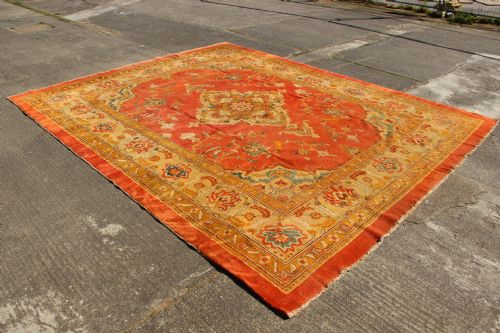 310 X 387CM ANTIQUE AMRITSAR CARPET NORTHERN INDIA - ADDITIONAL PHOTO 6