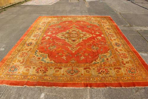 310 X 387CM ANTIQUE AMRITSAR CARPET NORTHERN INDIA - ADDITIONAL PHOTO 7