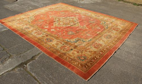 310 X 387CM ANTIQUE AMRITSAR CARPET NORTHERN INDIA - ADDITIONAL PHOTO 9