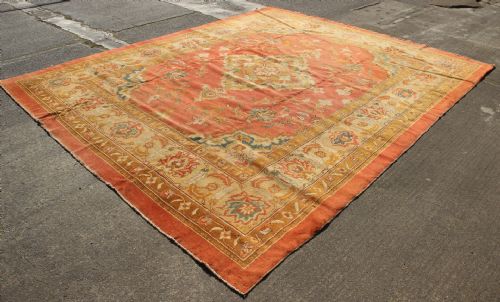 310 X 387CM ANTIQUE AMRITSAR CARPET NORTHERN INDIA - ADDITIONAL PHOTO 11