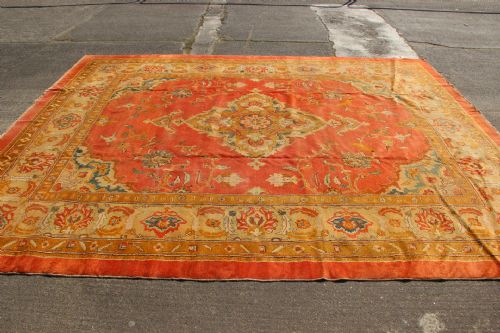 310 X 387CM ANTIQUE AMRITSAR CARPET NORTHERN INDIA - ADDITIONAL PHOTO 12