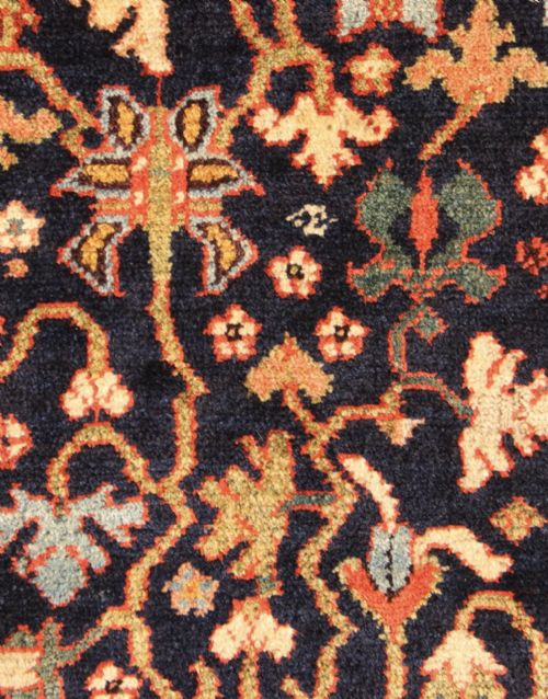 132 X 258CM FINE ANTIQUE SENEH CARPET - ADDITIONAL PHOTO 2