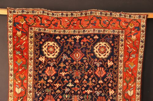 132 X 258CM FINE ANTIQUE SENEH CARPET - ADDITIONAL PHOTO 4