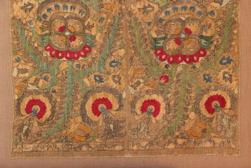 42 X 43CM 18TH CENTURY HAND TOWEL END PANEL EPIRUS GREECE - ADDITIONAL PHOTO 3