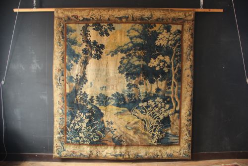 238 X 255cm Fine Antique 17/18th Century Flemish Verdure Tapestry