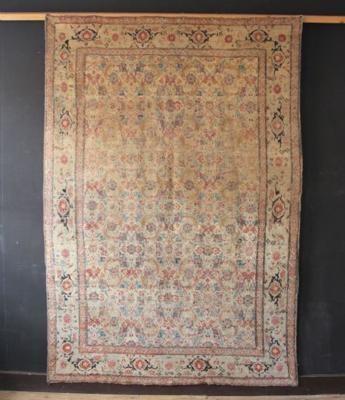 181 X 261cm Pale Antique Agra Carpet
