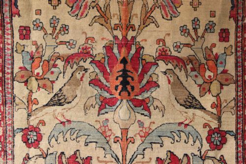 125 X 206CM FINE ANTIQUE KIRMAN LAVAR RUG - ADDITIONAL PHOTO 1