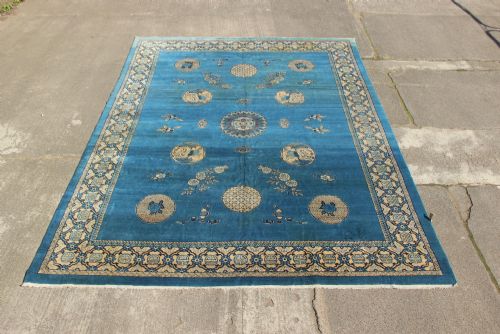 335 X 459 FINE ANTIQUE CHINESE CARPET