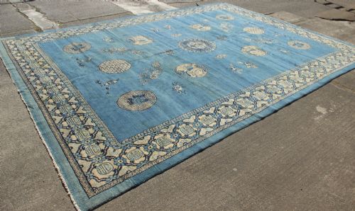 335 X 459 FINE ANTIQUE CHINESE CARPET - ADDITIONAL PHOTO 9